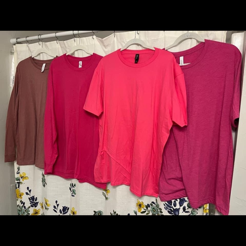 Pink Blank Tee Bundle